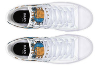 High Top Canvas Shoes For Printing Lovers