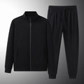 Tencel Roman Sports Leisure Men's Spring And Autumn Sweatshirt And Sweatpants Two-piece Suit
