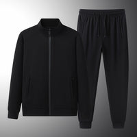 Tencel Roman Sports Leisure Men's Spring And Autumn Sweatshirt And Sweatpants Two-piece Suit