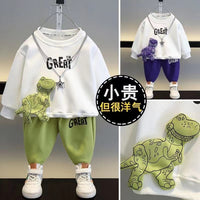 Men's And Women's Three-dimensional Dinosaur Spring And Autumn Suit
