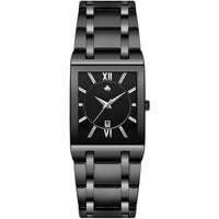 Automatic Non-mechanical Square Men's Steel Belt Quartz Watch