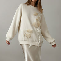 Stylish And Minimalist Long Sleeve Hoodie For Women