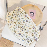 Summer New Style Boys And Girls Baby Double-Layer Gauze Casual Breathable Trousers