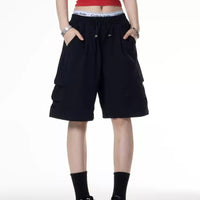 Summer New Loose Slimming Bermuda Shorts