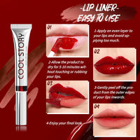 Single Stripping Lip Lacquer Matte No Stain On Cup