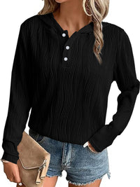Hooded Sweater Coat Women's Casual Off-shoulder Top