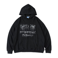 New Men's Printed Loose Hooded Sweater