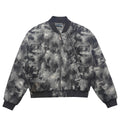 Tie-dye Camouflage Thick Quilted Baseball Jacket