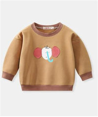 Spring And Autumn Artificial Color Cotton Children's Sweater