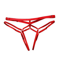 Women's Transparent Hip Lace-up Sexy Open Underwear