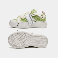 Green Jack Purcell Canvas Platform Beggar Shoes