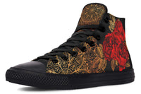 Fashion Print Couple High-Top Canvas Shoes