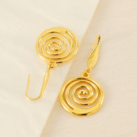Niche Mosquito Coil Holder Stainless Steel Earrings