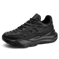 Summer New Invisible Height-increasing Shoes Men's 8CM Breathable Clunky Sneakers