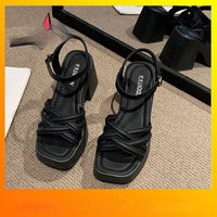 Women's Fashionable Casual Waterproof High-Heel Sandals