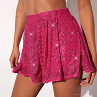 Cross-border European And American Womens Clothing Sparkly Beaded Shorts