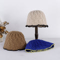 Contrast Color Twist Knitted Fisherman Hat Children