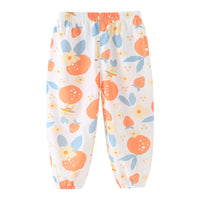 Baby Anti Mosquito Pants Summer Thin Cotton Ankle-tied Puff