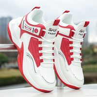 Waterproof High-top Soft Leather Basketball Shoes