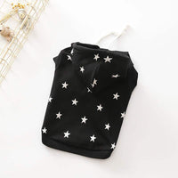 Small And Medium-sized Dog Clothes Printed Hooded Sweater