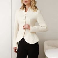 Women's Slim-fit Long-sleeve Jacket Top