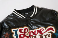 American Street Embroidery Pu Cotton Baseball Uniform