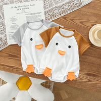 Boys And Girls Korean Style New Cartoon Cute Cartoon Onesie Romper