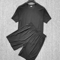 Cool Breathable Leisure Pajamas Suit T-shirt Shorts