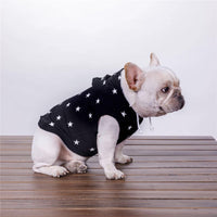 Small And Medium-sized Dog Clothes Printed Hooded Sweater