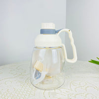 Cute Large Capacity Straw Water Cup Portable Sports Bottle