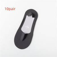 Men's Thin Arbitrary Cut Ice Silk Seamless Low Cut Socks