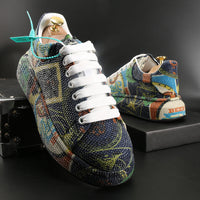 Platform Shoes Rhinestone Men's Casual
