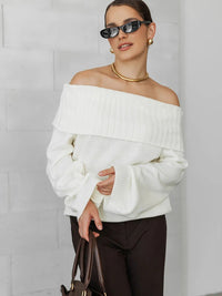 Long Warm Knit Sweater