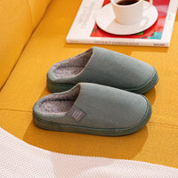 Couple's Home Indoor Cotton Drag Warm Non-slip Plush