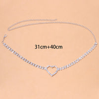 Love Leg Chain With Diamonds European And American Fashion Body Chain