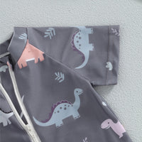 Half Cardigan Jumpsuit Children's Swimsuit