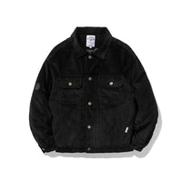 Retro Texture Corduroy Jacket Men And Women Casual Top