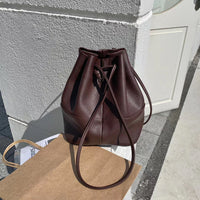 Soft Leather Underarm Bag Womens Simple Versatile Casual