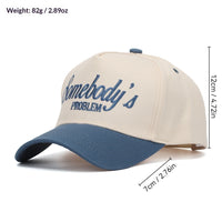Breathable Sun Visor Cap With English Letters