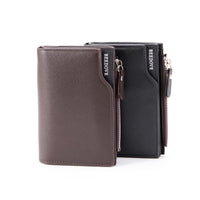Men's Short Wallet Multifunctional Zipper Bag