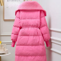 Large Lapel Padded Cotton-padded Jacket Outerwear Tide