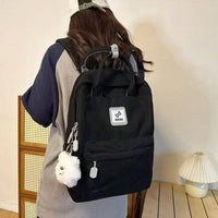 College Student Retro Hand-carrying Backpack Simple Fashion Backpack