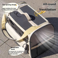 See Through Breathable Large Capacity Out Portable Pet Bag Foldable