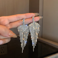 Stylish Letter-shaped Tassel Earrings