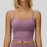 Brushed Yoga Vest Beauty Back Double-shoulder Strap Sports Vest