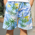 Fashion Men's Casual Printed Five-point Swimming Trunks