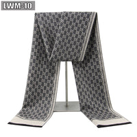 Men's Scarf European And American Cashmere Autumn And Winter Business Plaid