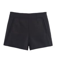 Initial Color High High Waist Casual Loose Shorts