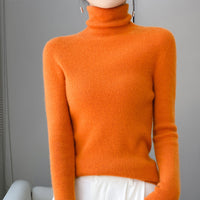 Autumn And Winter Pullover Inner Bottoming Shirt Tight Stretch Women's