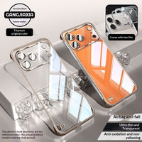 Borderless Half-wrap Protective Transparent Phone Case
